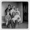 Sandy Howatson with Alma Joan, Mary, violet, James and Helen Bell at Mt. Derrimut